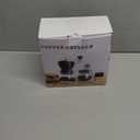 PARACITY Manual Coffee Bean Grinder with Ceramic Burr, Hand Coffee Grinder Mill Small with 2 Glass Jars( 11OZ per Jar) Stainless Steel Handle for Drip Coffee, Espresso, French Press, Turkish Brew