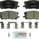 BOSCH BC1005 QuietCast Premium Ceramic Disc Brake Pad Set - Compatible with Select Lexus RX330, RX350, RX400h; Toyota Highlander; FRONT