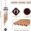 Wind Chimes for Outside, 37" Sympathy Wind Chimes Memorial Wind Chime for Loss of Loved One Mother Father, Sympathy Gift for Funeral Home Decor Outdoor Garden Patio