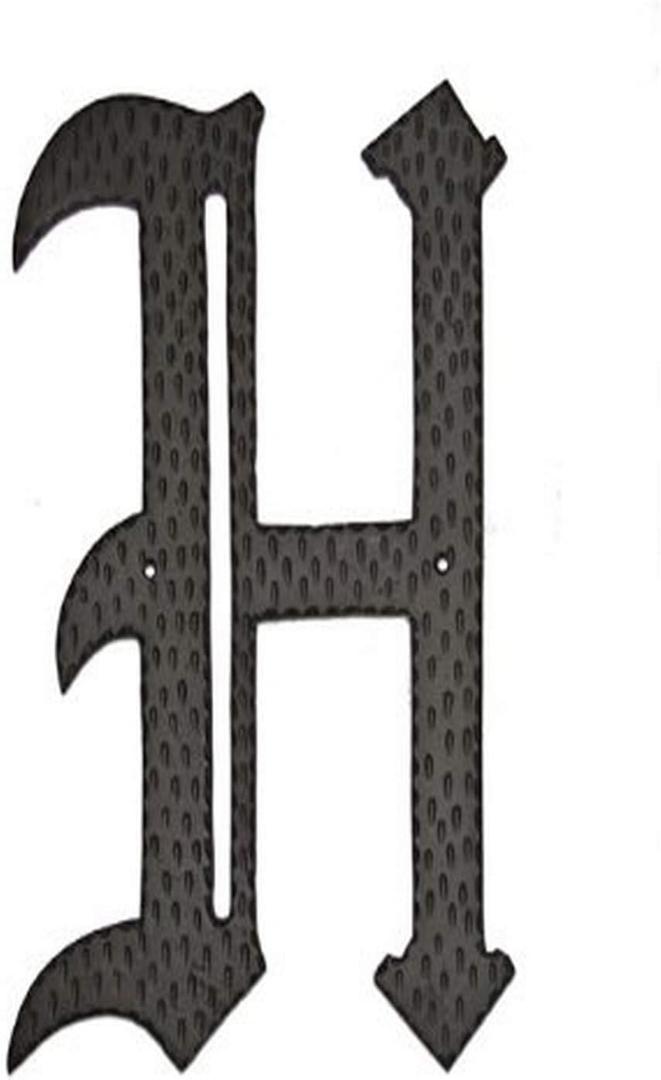 Montague Metal Products Home Accent Monogram, H, 16-Inch