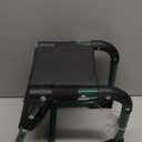 Garden Kneeler and Seat, Ergonomic 2-in-1 Foldable Knee Seat, Gardening Stool with Soft Adjustable Kneeling Pad, Gardening Gifts for Women Mom Men Seniors