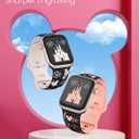 BEEXI 2 Packs Cartoon Engraved Band Compatible with Apple Watch Band 42/ 41/ 40/ 38mm Women Two-Tone Cute Soft Silicone Sport Strap for iWatch SE Series 10/ 9/ 8/ 7/ 6/ 5/ 4/ 3/ 2/ 1/ Ultra(1/ 2)