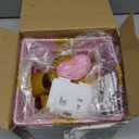 Pink Lighted Gift Boxes, Christmas Decorations for Indoor Outdoor, Room Decor for Bedroom, 60 LED Light Up Pink Gifts Battery Operated for Christmas Wedding, Set of 3