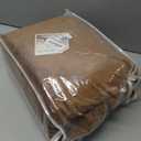 H.VERSAILTEX High Stretch Sofa Slipcover 4 Piece Cover Velvet Furniture Protector Form Fit Thick Velvet Extra Large Sofa Cover for 3 Cushion Couch Width Up to 97 Inch (Large Sofa, Caramel)