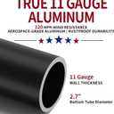20FT Telescoping Heavy Duty Flag Pole, Extra Thick 11-Gauge Aluminum,True Glory Edition, Easy Setup for Outside House or Yard, with 3x5 USA Flag, Topper Ball & All Hardware-120 MPH Wind Tested