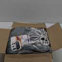 Mia&Coco Heated Blanket Queen Size -84"x90" Dual Control Flannel Electric Blanket,10 Heat Levels,10-Hour Auto-Off,Fast Heating,Overheat Protection, Soft Heating Blanket for Home and Office (Gray) (Grey)