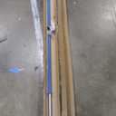 TECHNOAGE 5FT/6FT Standard Barbell 350LBS Capacity for Strength and Weightlifting Training, for 1 Inch Plates Standard Bar Barbell for Squat, Curl, Deadlift, Bench Press, Overhead Press, Hip Thrust (Blue&Silver)