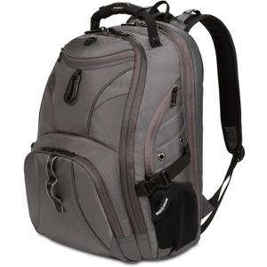 SwissGear 1900 Scansmart TSA 17 Laptop Backpack, Sting Grey Ballistic, 19-Inch