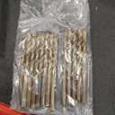 AIMLENTOOL 1/4 Inch Cobalt Drill Bits, 13 Pack of M35 HSS, 135 Degree Tip, Jobber Length Twist Drill Bit Set for Hardened Metal, Stainless Steel, Cast Iron, Wood and Plastic, with Indexed Storage Case