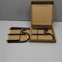 EXCMARK 2 Pack Shepherd Hook Adjustable Height 31/24/16 1/2 inch Thick Use at Weddings, Hanging Solar Lights, Lanterns, Bird Feeders, Metal Hanger Hook (Black, 31 inch). U.S. Patent.