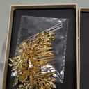 SWEETV Handmade Wedding Hair Comb Clip Rhinestone Bridal Hair Comb Piece, Gold Hair Accessories for Brides Wedding