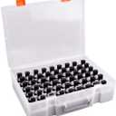 ALCYON Universal Nail Polish Holder & Organizer Contains 54 Bottles for Gellen, for Beetles, for Sally Hansen, for OPI, for Essie and Other Fingernail Polish (ONLY A CASE)-Clear (White)