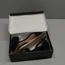 mysoft Women's Chunky Low Heels Open Toe Block Heeled Dress Ankle Strap Pump Wedding Sandals (7 Wide)