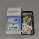 Designed for iPhone 17 Pro Case with 360 Magnetic Stand, Carbon Fiber Phone Case [Compatible with Magsafe] [15FT Military Protection] with Stand Ring 6.3'', Natural Titanium