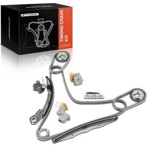 A-Premium 12PCS Engine Timing Chain Kit W/Tensioner & More [fits DOHC, 6Cyl 4.0L] Compatible with Nissan Frontier 05-15, NV1500 NV2500 NV3500 12-15, Pathfinder Xterra 05-12 & Suzuki Equator 2009-2012