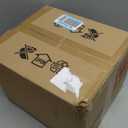 SLAWA Outdoor Pendant Light For Porch Farmhouse Exterior Hanging Lights With Adjustable Chain Anti-Rust Aluminum With Ball Amber Glass Waterproof Pendant Lantern For Front Door Entry Villa Gazebo Yard (Small-7" x 13", Black)