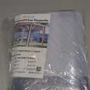 Begrit waterproof clear tarpaulin, 6x20 ft