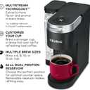 Keurig K-Supreme Single Serve K-Cup Pod Coffee Maker, MultiStream Technology, 4 Brew Sizes, 66oz Dual-Position Removable Reservoir, Black