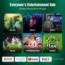 TMY 4K Projector with WiFi Bluetooth, Compatible with Netflix/Prime Video/YouTube, Outdoor Portable Home Theater Movie Projector, Smart Projector for Indoor Outdoor Movies, Gaming and Camping (Green)