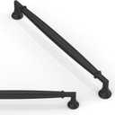 10 Pack Matte Black Cabinet Pulls 7.5 Inch(192mm) Kitchen Cabinet Handles Solid Zinc Alloy Cabinet Hardware Drawer Pulls