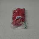 Double Pack 20X10 Inch Oversized Red Burlap Bows Farmhouse Christmas Tree Topper & All-Weather Wreaths Decor, Heavy Duty Gift Wrapping Accents for Front Door/Cabinet (Red)