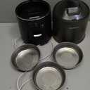 Automatic Cat Feeder for 3 Cats, 6L/25 Cups Smart WiFi Pet Feeder, Strong Anti-Jam System, Dual-Effect Desiccant Cat Food Dispenser, with 10S Voice Recorder for Cats and Small Dog(Black)