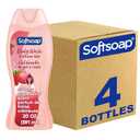 Softsoap Moisturizing Body Wash and Shave Gel, Helps Razor Glide, Creamy Strawberry Scent, 20 fl oz