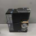 Single Serve Coffee Maker, Iced and Hot Coffee Machine for K Cup & Grounds, Compact Design, 40oz Removable Water Reservoir, 6 to 24 Oz Brew Sizes, Fits 7.3" Travel Mug, Black