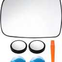 Driver Side Mirror Glass Heated Exterior With Backing Plate Fit for Kia Sorento 2011 2012 2013 2014 2015 Replace 876111U200 876111U100 876111U000, Left