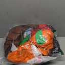 6FT Outdoor Halloween inflatables Decorations,Hill Skeleton Couple Pumpkin Decor, Built-in LED Lights,Blow up Yard Outdoor Garden Halloween Party Decorations