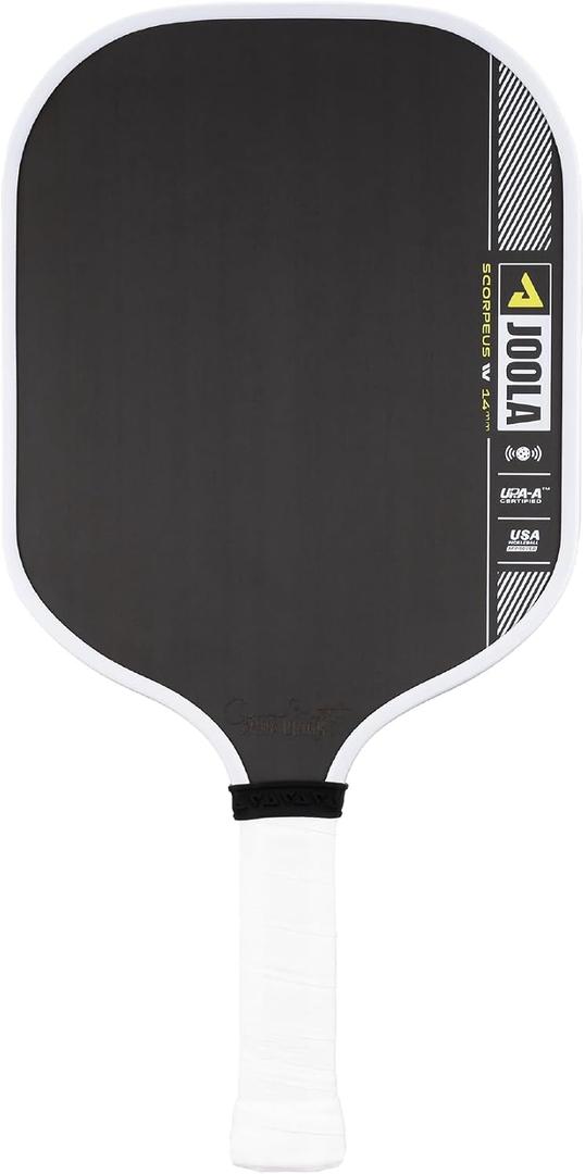 JOOLA Anna Bright Scorpeus Pro IV 14mm Pickleball Paddle - Tech Flex Power - Elongated Shape - Reach - Propulsion Core Increases Power & Touch - UPA-A Certified - USAP Approved - NFC Chip Enabled.