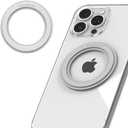 SleekStrip Mag Ring MagSafe Magnetic Ring Adapter for iPhone Android Kindle Strong Adhesive MagSafe Sticker for Phone Case Back of Phone Magnetic Converter Kit Accessory