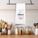 3 x Nana Gifts Kitchen Towel 16"x24" Everything Tastes Better in Nanas Kitchen - Hand Towel for Kitchen Decor Grandma Gifts for Mother's Day, Birthday, Christmas, etc.(009)