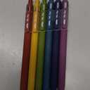 6 Pcs Gel Pens, 0.5mm Black Ink Pen Fine Point Smooth Writing Pens Japanese Cute Pen for Journaling and Note Taking, Gifts for Women Men, 6 Pcs Vintage Gold