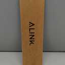 ALINK Stainless Steel Metal Boba Straws, 12mm x 9 inch Extra Wide Colored Reusable Smoothie Straws, Pack of 4 with Cleaning Brush & Carrying Case (Rainbow)