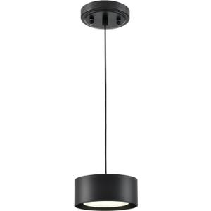 LED Black Pendant Lights Fixture Mini Pendant Lights for Kitchen Island Over Sink Bedroom Bathroom Dining Room,Black