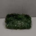 Green Garland Christmas Decorations,50Ft Xams Greenery Tinsel Stems Non-Lit Soft Twist Garland Decor for Tree Stairs Railing Front Door Mantle Fireplace Indoor Outdoor Holiday Home