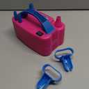 NuLink Electric Portable Dual Nozzle Balloon Blower Pump Inflation for Decoration, Party, Sport [110V~120V, 600W, Rose Red]