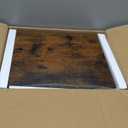 Huuger Nightstand with Charging Station, 27.6 Inch Bedside Table with Fabric Drawers, End Table with USB Ports and Outlets, Night Stand for Bedroom, Rustic Brown