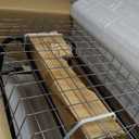 Wingderlier Wire Laundry Cart, Wire Laundry Basket with Wheels, Commercial Wire Laundry Basket Cart, Heavy Duty Rolling Wire Laundry Cart for Laundry Clothes Storage (Type 2), Black, Red, Silver