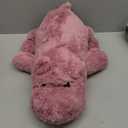 Weighted Stuffed Animals 23.6" 4.5lbs, Soft Pink Hippo Stuffed Animal, Medium Cuddly Weighted Hippo Plush for Comfort