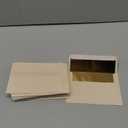 50 Pack Blush Pink 5x7 Envelopes for Invitations, Wedding, A7 Size with Bronze Lining and Self Adhesive Peel and Stick