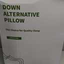 Hypoallergenic Bamboo Viscose Breathable Pillow withDown Alternative Filling, Standard/Queen Size, Fluffy Luxury Hotel Quality, Oeko-Tex Certified, Machine Washable (Queen (Pack of 1))