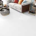 Livelynine 32-Tiles White Peel and Stick Floor Tile Waterproof Vinyl Sheet Flooring Self Adhesive White Floor Tiles for Bathroom Kitchen Basement Bedroom Renter Friendly Laminate Flooring 12x12 Inch