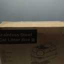Stainless Steel Litter Box with Lid, XL Large Enclosed Cat Litter Box