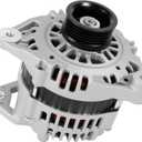 Alternator 13789 for 1999-2002 Frontier 3.3L, 2000-2002 Xterra 3.3L V6 Vehicle Replacement Alternator 80Amp 5-Groove Pulley OE 13789N 231004S100 LR180756 LR180756B LR180756R 210-3128