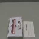 Dermaplane Razor for Women Face, BNU Facial Hair Remover for Anti-Aging - Rechargeable - LED Light - Sonic Edges - 3 Speeds, Ergonomic Handle Face Dermaplaning Tool 10 Weeks, Pink