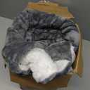 Bedsure GentleSoft Sherpa Fleece Throw Blanket Twin Size for Couch - Thick and Warm Throw for Women and Men, Non-Heated, Soft Fuzzy Plush Blanket for Winter, Grey, 60x80 Inches