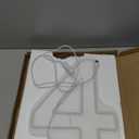Number 4 Light Up LED Neon Sign Backdrop 16.5" Birthday Party Decor Warm White Number One Light Up Sign USB Powered Big Number Sign Light for Birthday Night Light Party Anniversary Wedding