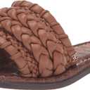 Sam Edelman Women's Giada Flat Sandal (5.5, Light Cuoio Brown)